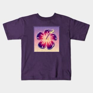 Purple hibiscus Kids T-Shirt